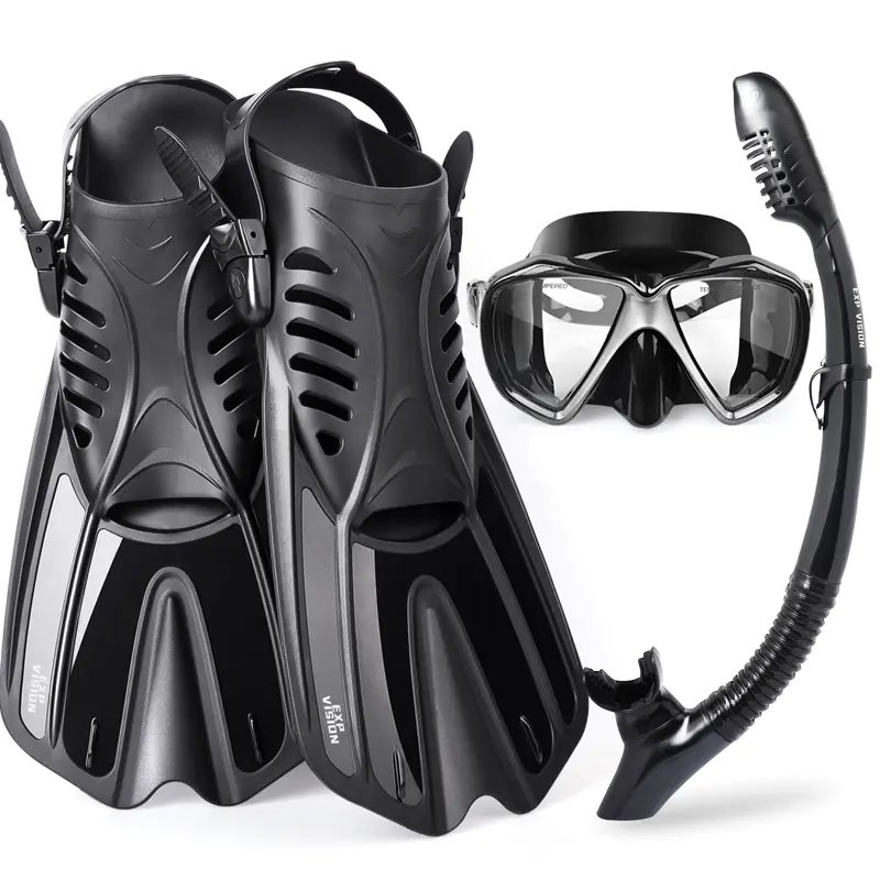 Voksen snorkel og flipper sæt