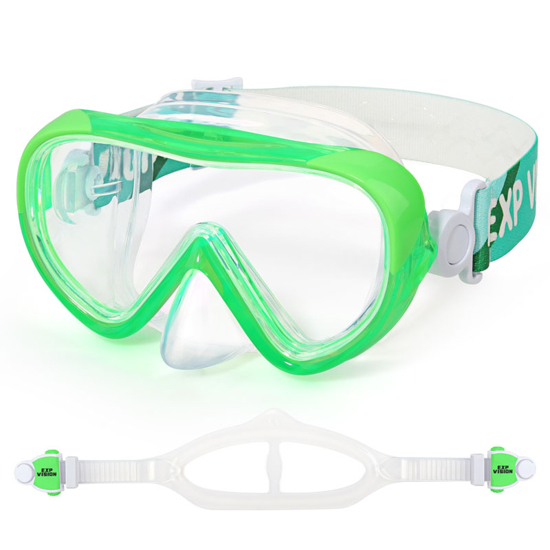 Elastisk stofhovedstropdykkemaske til scuba